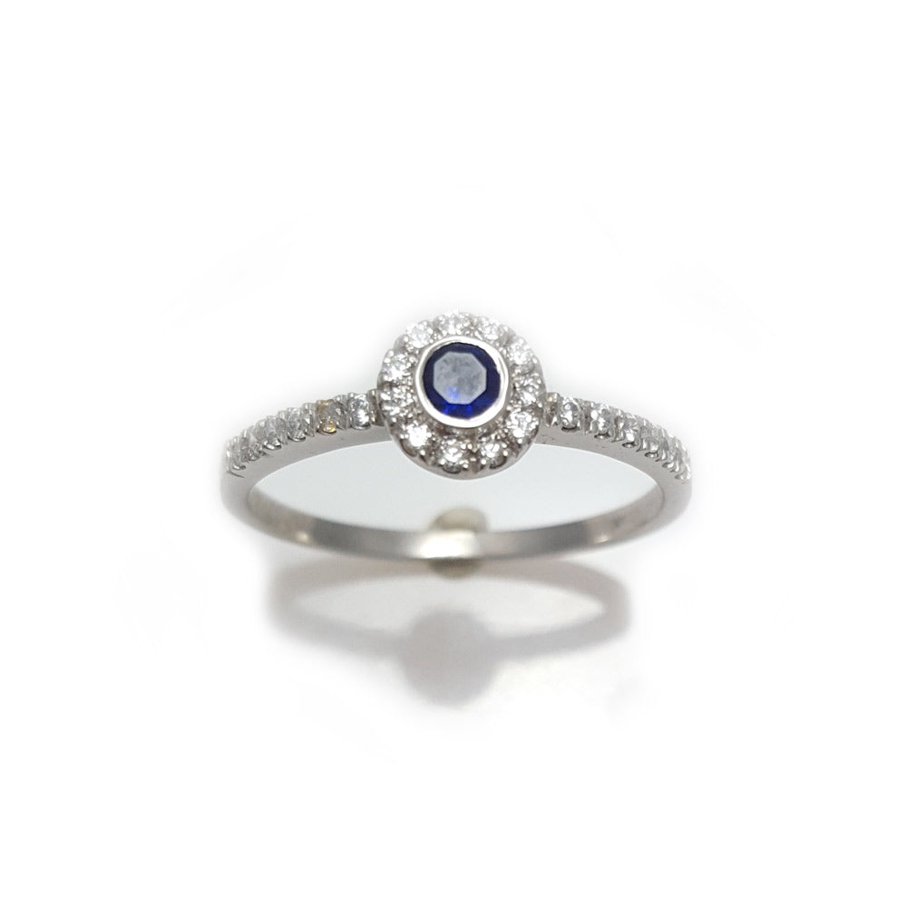 Round sapphire and diamond halo ring, round sapphire and diamond engagement ring, unique engagement ring, sapphire engagement ring, sapphire engagement ring, sapphire band, wedding band, promise ring, gifts for her