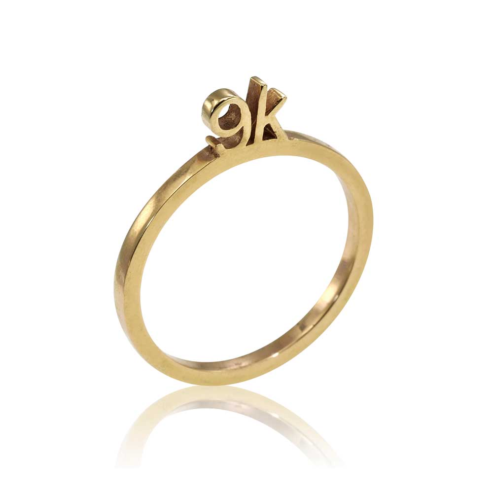 Osnat Har Noy Jewelry, solid gold ring, unique engagement ring, unique gold ring, designer ring, 9K gold ring, 9K stacker ring, stackable gold ring, promise ring, 9k 