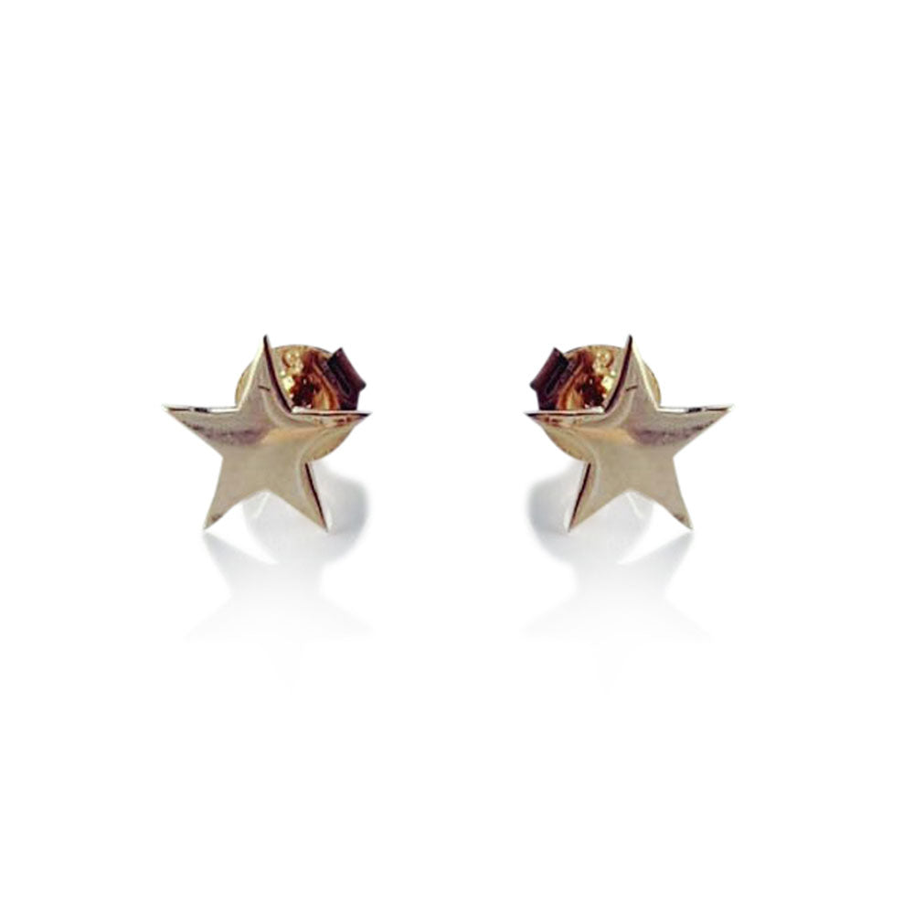 Star Stud Earrings, Solid Gold star Studs, Stud Earrings, Minimalist Earrings, Star Stud Earrings, 14 karat Gold Post Earrings