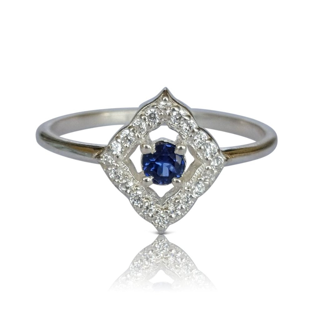 engagement ring, sapphire ring, lotus ring, sapphire engagement, weddings unique engagement 