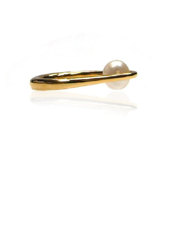 geometric pearl ring, pearl stacker ring, ring to buy, blogger ring , pearl ring stacker