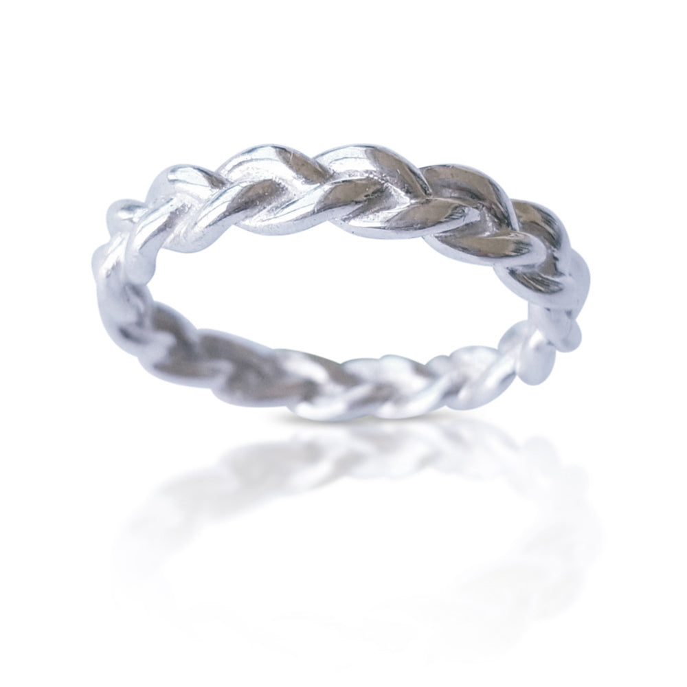 white Gold Braided Ring, Dainty Braid ring, Matching Wedding Band, Twisted Wedding Band, Braided Wedding Band, best selling ring, trending now